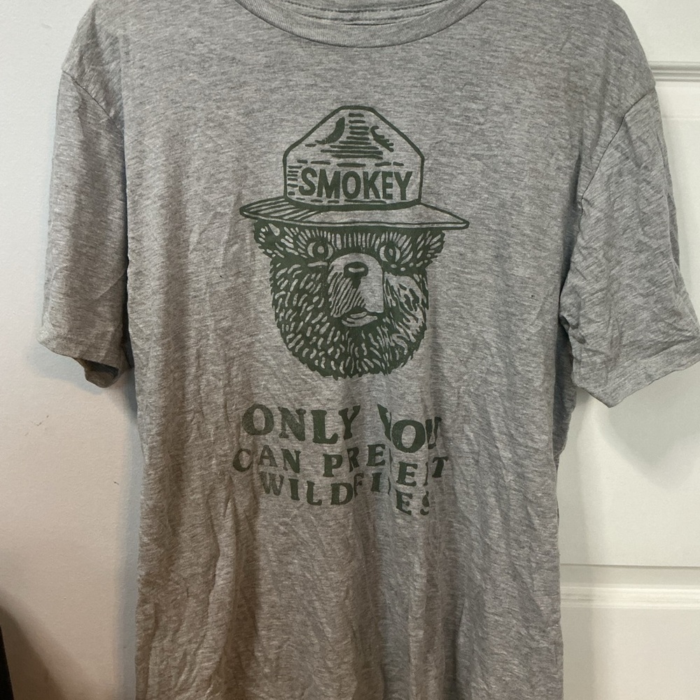 Smokey Bear Gray T-Shirt